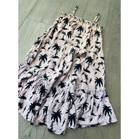 Rockets Of Awesome Girls Ombre Palm Tree Pink Dress Sz 7 - Picture 2 of 4